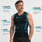 FinShape™ — Débardeur Gainant & Sculptant pour Homme